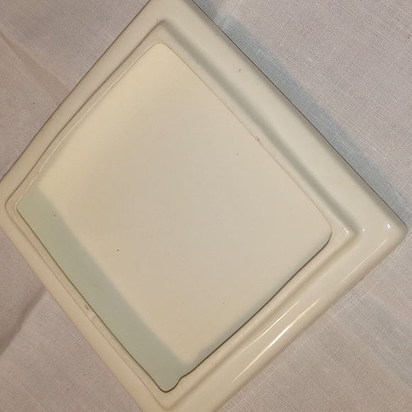 Vintage Blue Ridge Southern Potteries Hand Painted Pink Daisy Cigarette Box - Picture 5 of 6